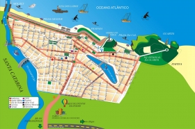 Mapa turístico de Torres