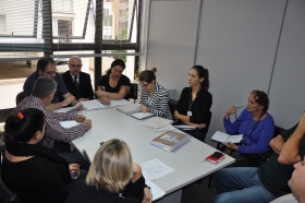 Na reunião técnicos da fundação, das prefeituras de Porto Alegre e Alvorada e representantes do Comitê da Bacia do Gravataí