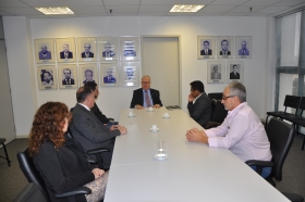 Secretaria Nacional de Transportes e da Mobilidade Urbana do Ministério das Cidades (SEMOB)? tem encontro técnico com técnicos da fundação.