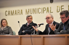 Superintendente da Metroplan fala na segunda sessão do Parlamento Metropolitano