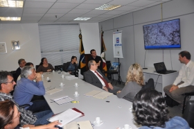 Presentes na reunião representante da Prefeitura de Gravataí e APABG.