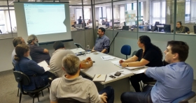 Presentes na Reunião, representantes da Prefeitura de Eldorado do Sul e SEMA.