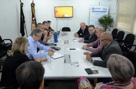 Reunião ocorreu na sede da Diretoria de Transportes Metropolitanos (DIRTM)