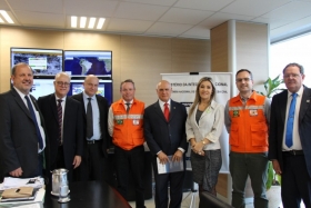 Superintendente das Metroplan Pedro Bisch Neto em reunião no Ministério da Integração Nacional para debate sobre Projeto de macrodrenagem do Rio Caí