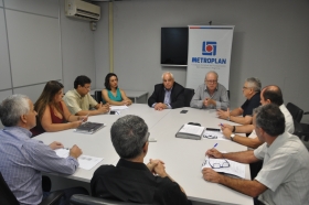 Reunião ocorreu na sede da Metroplan