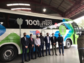 ônibus estará em teste por 90 dias